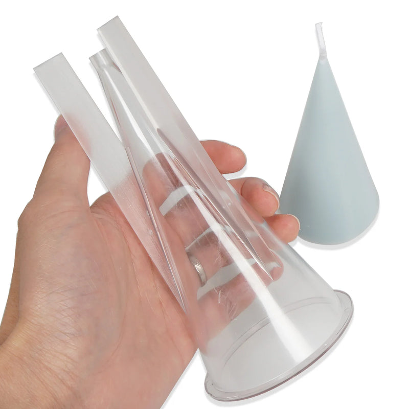 3D Cone Shape Candle Mold DIY Aroma Candle Mold