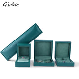 Emerald Green Jewelry Box - Ring Earring Necklace Bracelet Pendant Gift Box