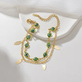 Stainless Steel Evil Eye Bracelet for Women