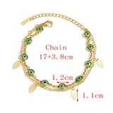 Stainless Steel Evil Eye Bracelet for Women