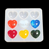 PC Heart Claws Snowflower Silicone Resin Epoxy Jewelry Molds DIY Crafts