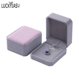 High Jewelry Storage Velvet Case Earrings Display Box