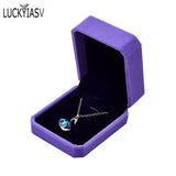 High Jewelry Storage Velvet Case Earrings Display Box