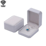 High Jewelry Storage Boxes Necklace Pendant Velvet Case Earrings Plastic Display