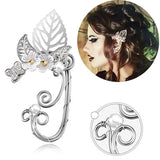 Gothic Punk Elf Ears Earring Pierced Ear Clip Female Unisex Jewelry
