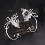 Gothic Punk Elf Ears Earring Pierced Ear Clip Female Unisex Jewelry