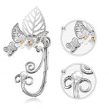 Gothic Punk Elf Ears Earring Pierced Ear Clip Female Unisex Jewelry