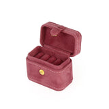 Velvet Jewelry Organizer Travel Box Earring Necklace Ring Holder