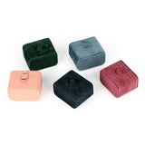 Velvet Jewelry Organizer Travel Box Earring Necklace Ring Holder