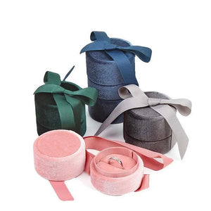 PC Jewelry Storage Box Velvet Case Earrings Display Box
