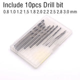 Metal Hand Drill Kit Uv Resin Mold Tools 0.8-3.0mm Screw