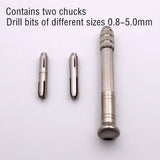 Metal Hand Drill Kit Uv Resin Mold Tools 0.8-3.0mm Screw