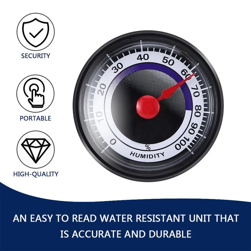 Portable Analog Hygrometer Humidity Meter Power-Free