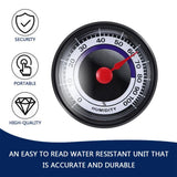 Portable Analog Hygrometer Humidity Meter Power-Free