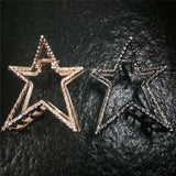PC Women Girls Metal Hairpins Star Heart Hair Clip Hair Decorations