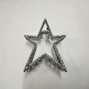 PC Women Girls Metal Hairpins Star Heart Hair Clip Hair Decorations
