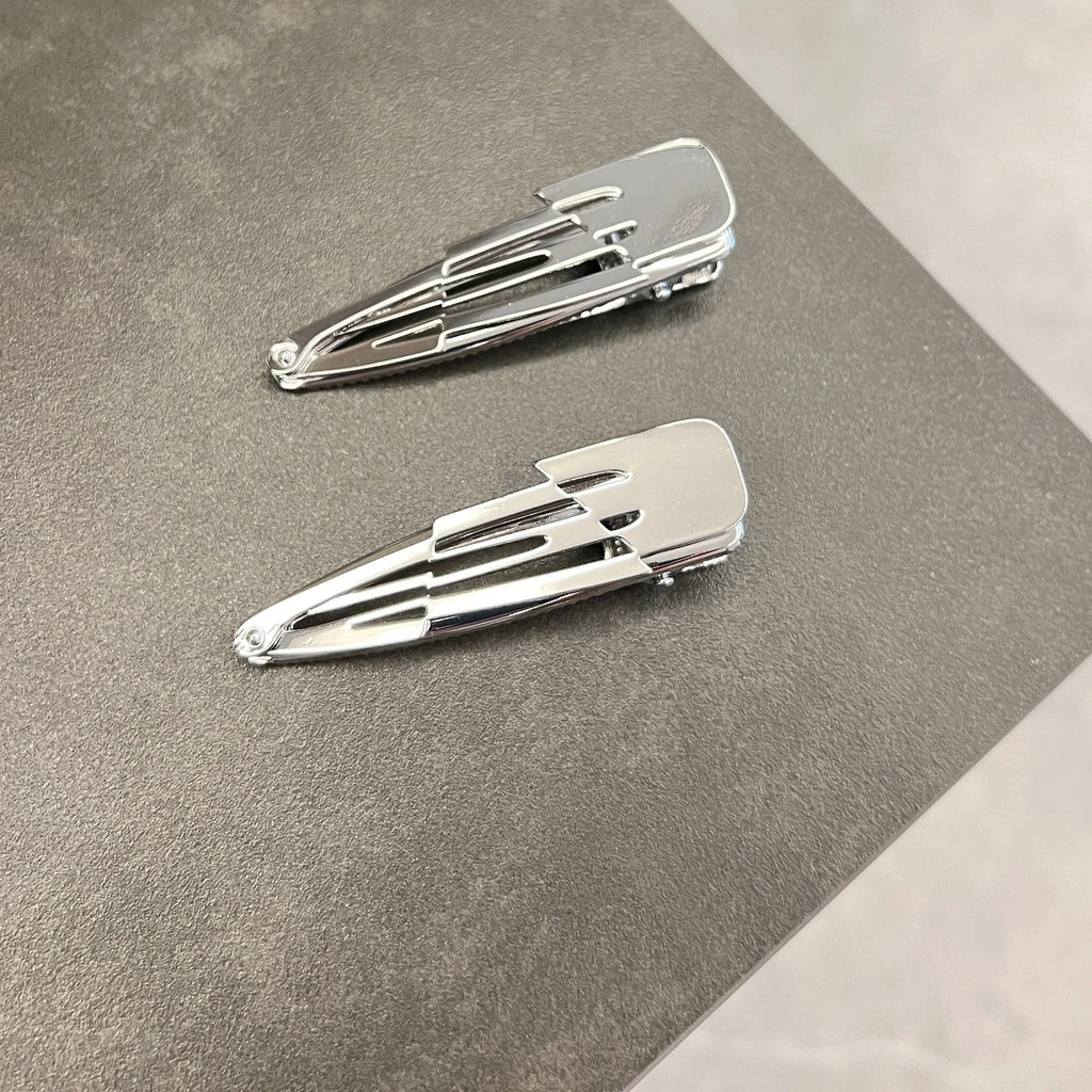 Irregular Hair Clips for Women, Vintage Punk Metal Hair Pins