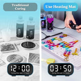 PC Resin Heating Mat,Quick Resin Curing Machine,Lightweight Dryer