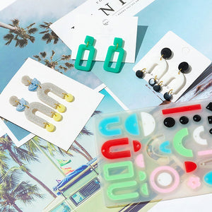 Silicone Earring Resin Mold for Women DIY Pendant Jewelry Making