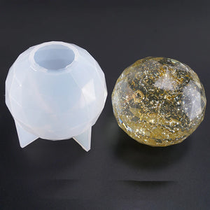 Silicone Multilateral Cut Ice Ball DIY Epoxy Molds