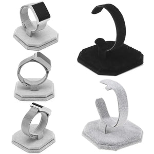 Velvet C Type Bracelet Bangle Watch Display Stand Holder