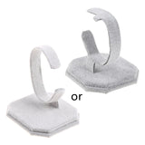 Velvet C Type Bracelet Bangle Watch Display Stand Holder