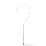 PC Rhinestone Body Back Necklaces for Women