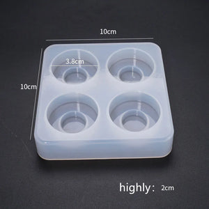 100mm Cake Molds Silicone Resin Jewelry Mould DIY Liquid Silicone Mold