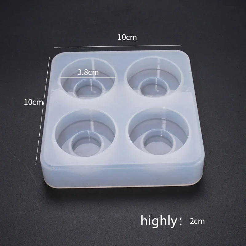 100mm Cake Molds Silicone Resin Jewelry Mould DIY Liquid Silicone Mold