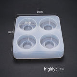 100mm Cake Molds Silicone Resin Jewelry Mould DIY Liquid Silicone Mold