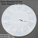 DIY Transparent Clock Silicone Mold for Jewelry Making UV Epoxy Resin Craft