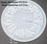 DIY Transparent Clock Silicone Mold for Jewelry Making UV Epoxy Resin Craft