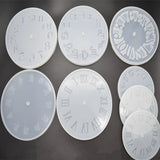 DIY Transparent Clock Silicone Mold for Jewelry Making UV Epoxy Resin Craft