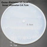 DIY Transparent Clock Silicone Mold for Jewelry Making UV Epoxy Resin Craft