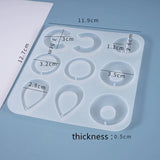 Earrings Pendants Silicone Mold for DIY Jewelry Making