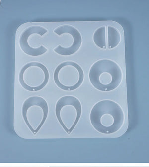 Earrings Pendants Silicone Mold for DIY Jewelry Making