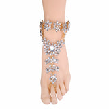 Crystal Anklet Boho Foot Chain Female Beach Leg Jewelry