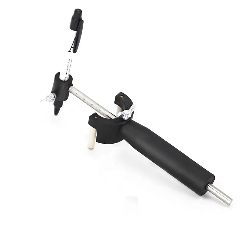 1 PCS Parallel Auto Wheel Eyebrow Marking Tool with Scale Metal Repair Kit