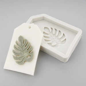 Silicone 2D Leaf Car Aroma Mold for Candle Craft