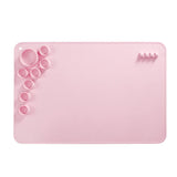 Silicone Craft Mat for Resin Casting, Oil Painting, Art (Pink)