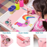 Silicone Craft Mat for Resin Casting, Oil Painting, Art (Pink)