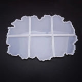 Translucent Waves Cup Mat Silicone Mold DIY Tool Moulds Epoxy Resin
