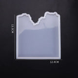 Translucent Waves Cup Mat Silicone Mold DIY Tool Moulds Epoxy Resin