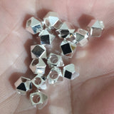 Rhodium Metal Brass Irregular Spacer Beads DIY Jewelry Making