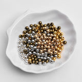 Antique Bronze Metal Round Spacer Bead for DIY Jewelry Making
