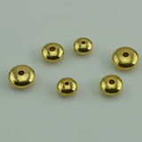 Metal Raw Brass Flat Beads 3-10mm DIY Jewelry Making