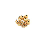 Stainless Steel Rose Round Rondelle Spacer Bead 3-8mm