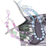 Purple Pastel Acrylic Beads Assorted Plastic Beads