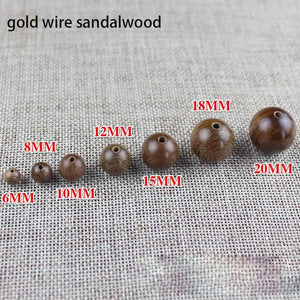 1 Pack Natural Wood Beads 6-20mm Rosewood/Sandalwood/Agalwood DIY Jewelry Making
