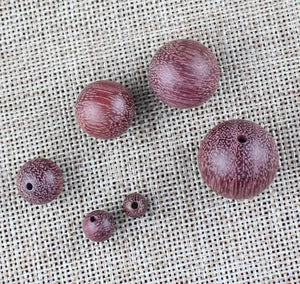 Natural Purpleheart Wooden Beads 6-20mm Round Spacer DIY Jewelry Making